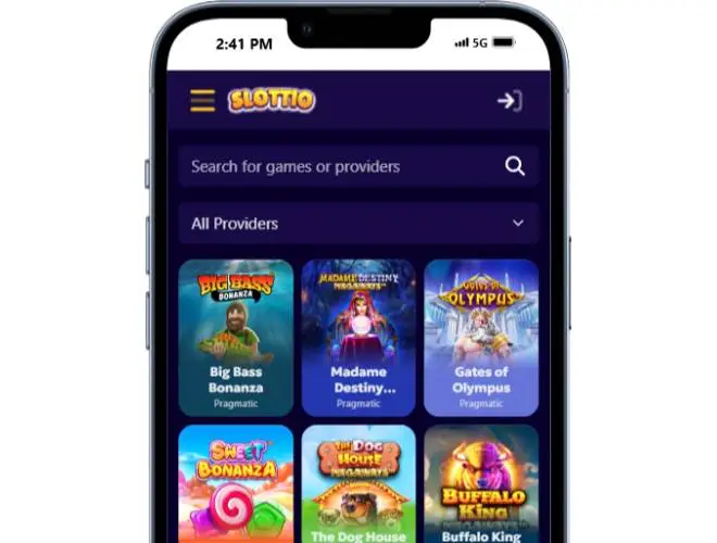 Slottio Casino mobiele versie